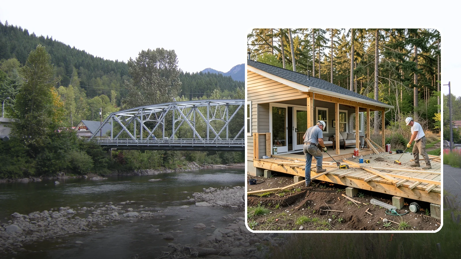 Deck Demolition in Skykomish, King County, WA - We remove old and failing decks safely, protecting your siding and yard and hauling every board away.