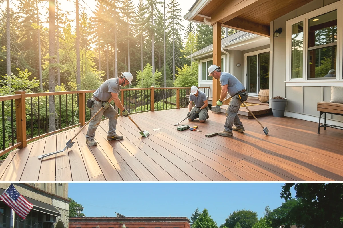 Deck Demolition in Snohomish, Snohomish County, WA - Deck demolition is easiest in drier months when the ground is firm, though we can remove hazardous decks any time of year.