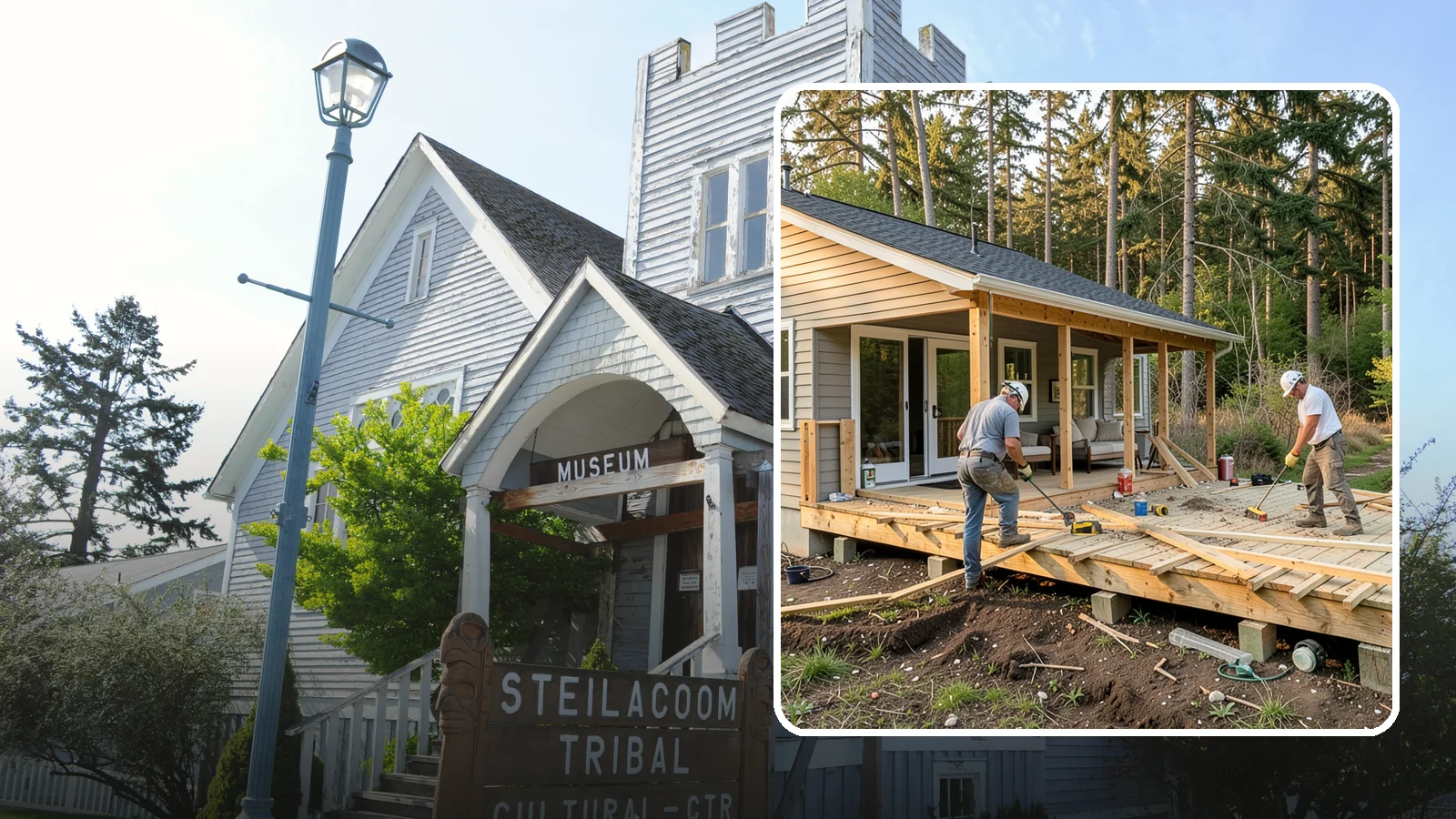 Deck Demolition in Steilacoom, Pierce County, WA - We remove old and failing decks safely, protecting your siding and yard and hauling every board away.