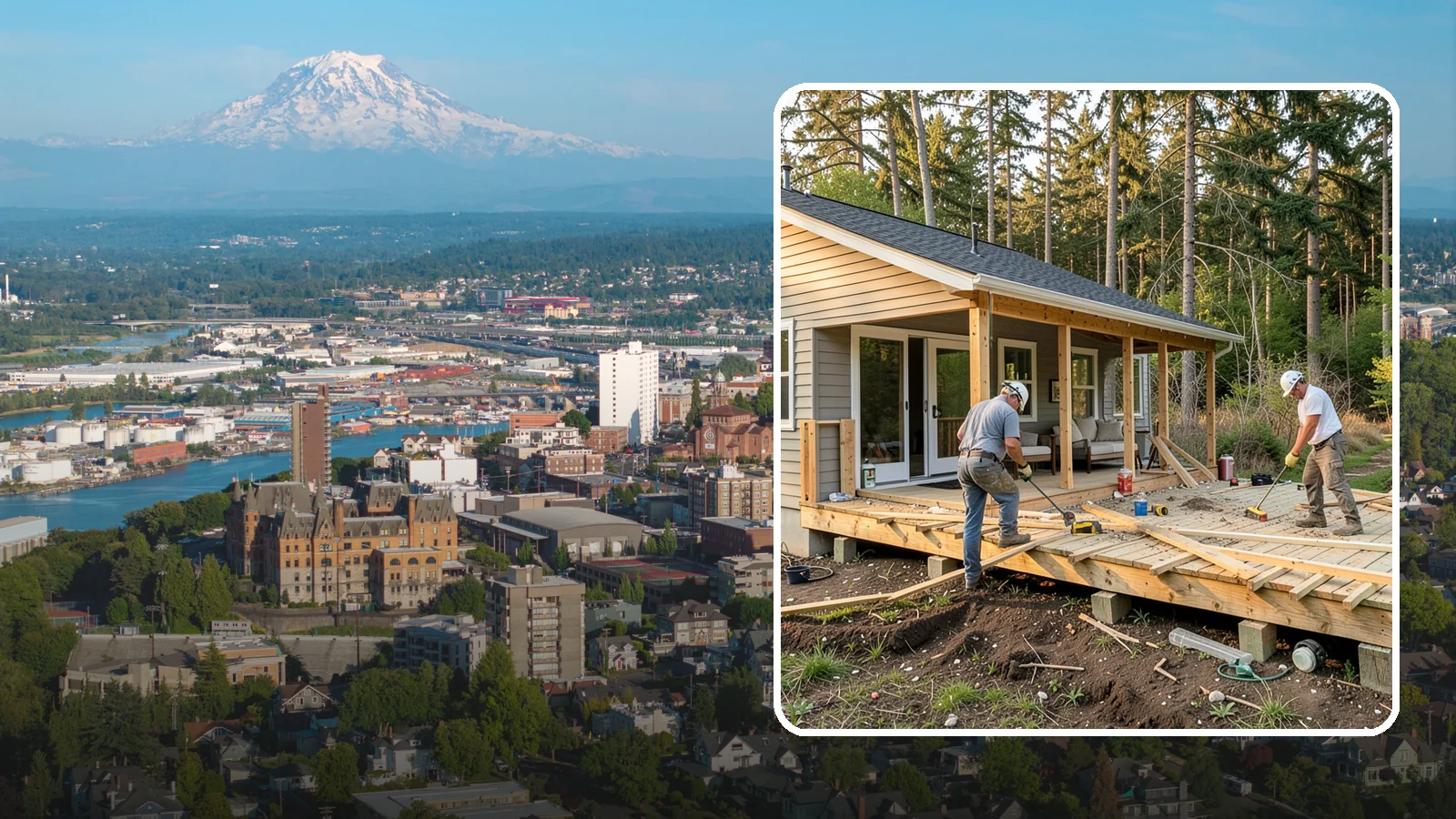 Deck Demolition in Tacoma, Pierce County, WA - We remove old and failing decks safely, protecting your siding and yard and hauling every board away.