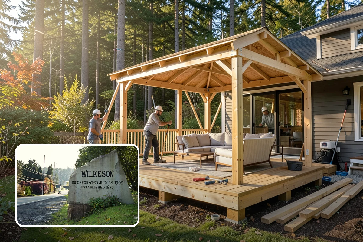Deck Demolition in Wilkeson, Pierce County, WA - Rotted and unsafe decking removed safely