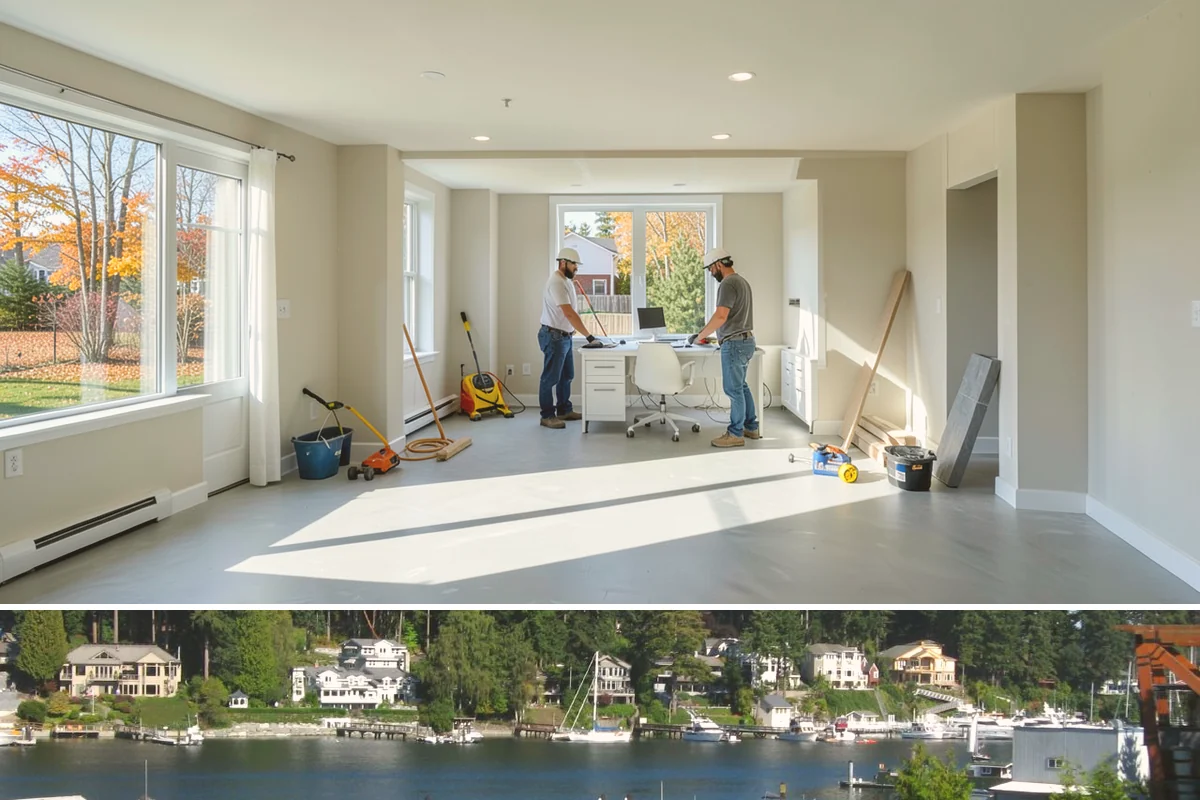Deck Lighting Installation in Gig Harbor, Pierce County, WA - Lighting can be added any time of year and is especially appreciated heading into the darker fall and winter months.