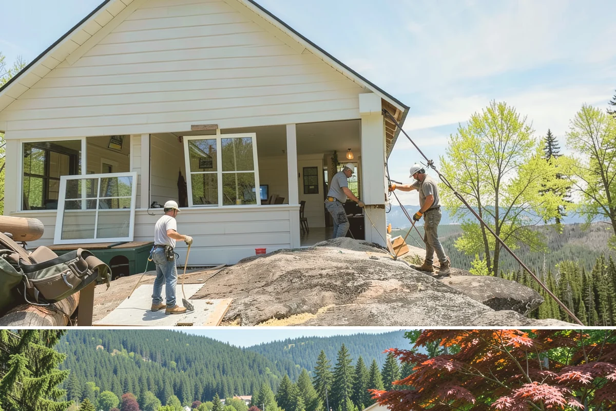 Deck Lighting Installation in Index, Snohomish County, WA - Lighting can be added any time of year and is especially appreciated heading into the darker fall and winter months.