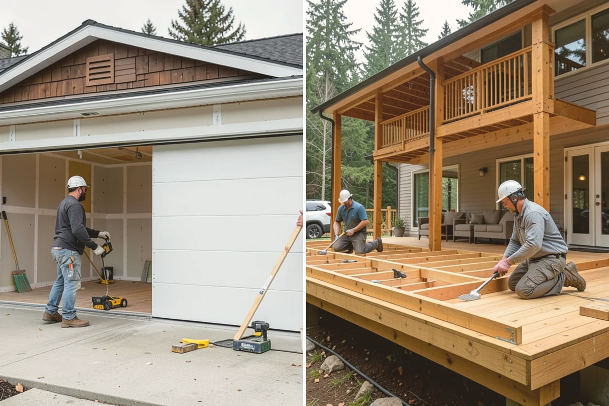 Deck Lighting Installation in Sammamish, King County, WA - Plan fixture placement for safety and mood