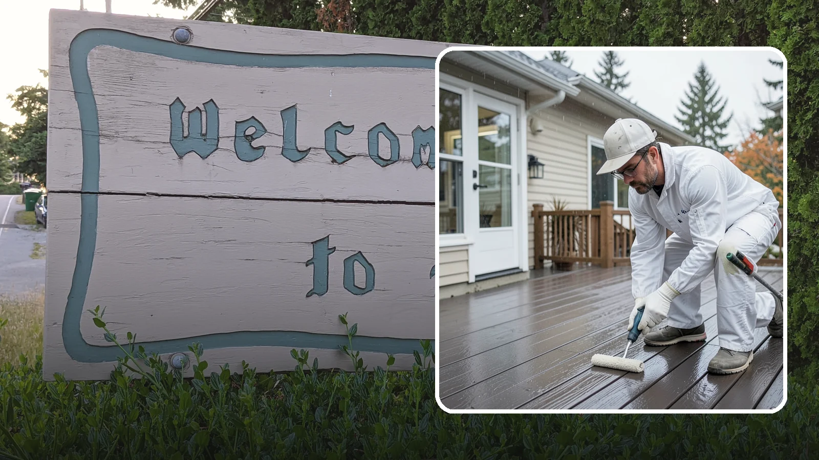 Deck Painting in Brier, Snohomish County, WA - Deck painting applies a solid, protective color coat that seals and renews worn deck boards.