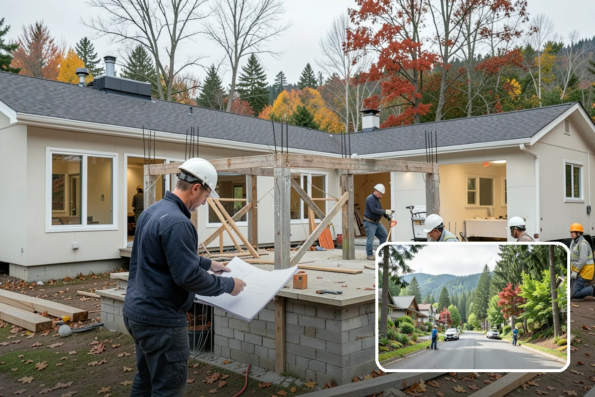 Deck Painting in Darrington, Snohomish County, WA - Solid color that hides graying and mismatched boards