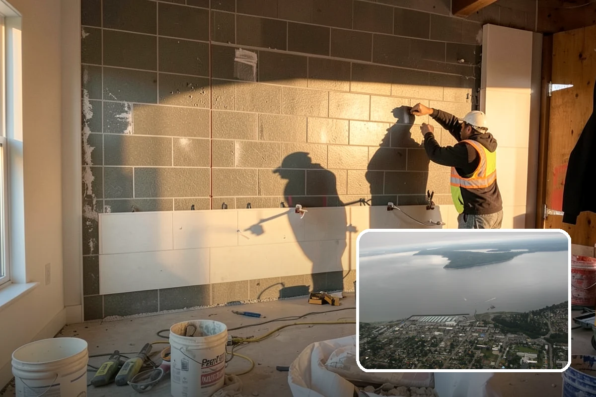 Deck Painting in Des Moines, King County, WA - Solid color that hides graying and mismatched boards