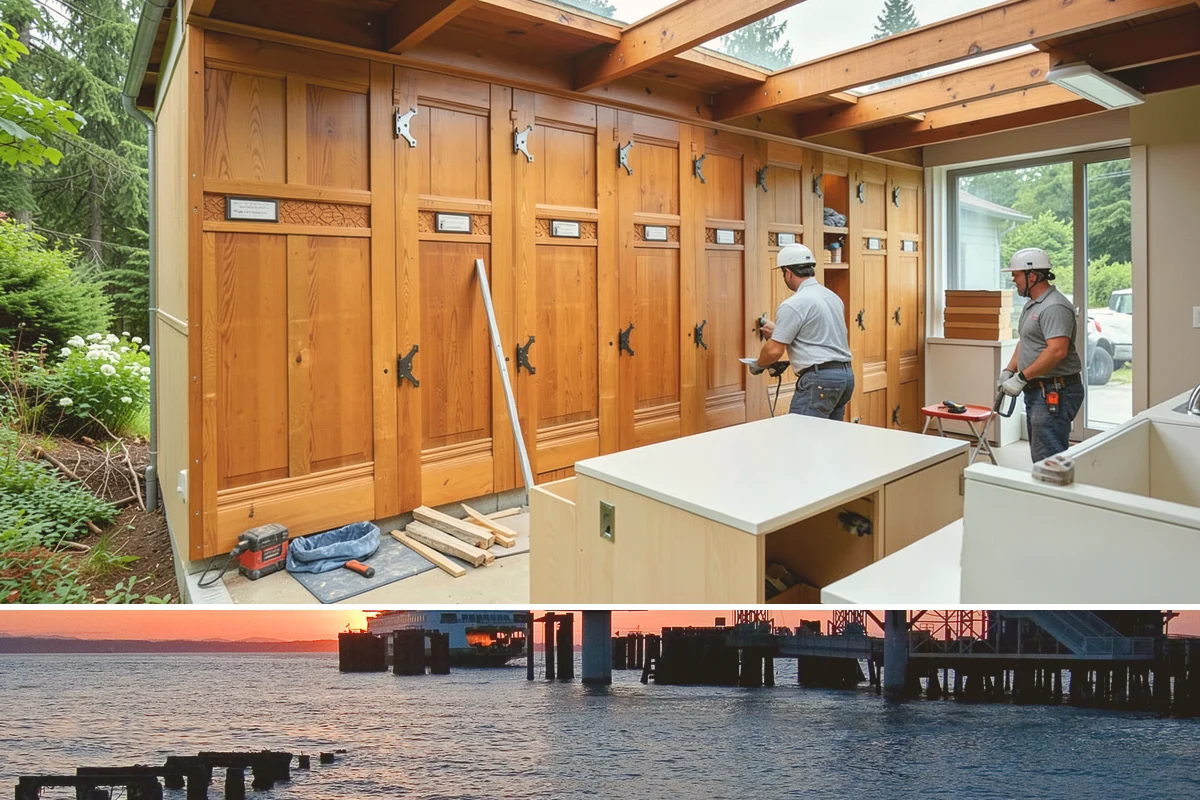 Deck Painting in Edmonds, Snohomish County, WA - Deck painting must be scheduled during the dry summer window so the wood is dry and the coating can cure fully.