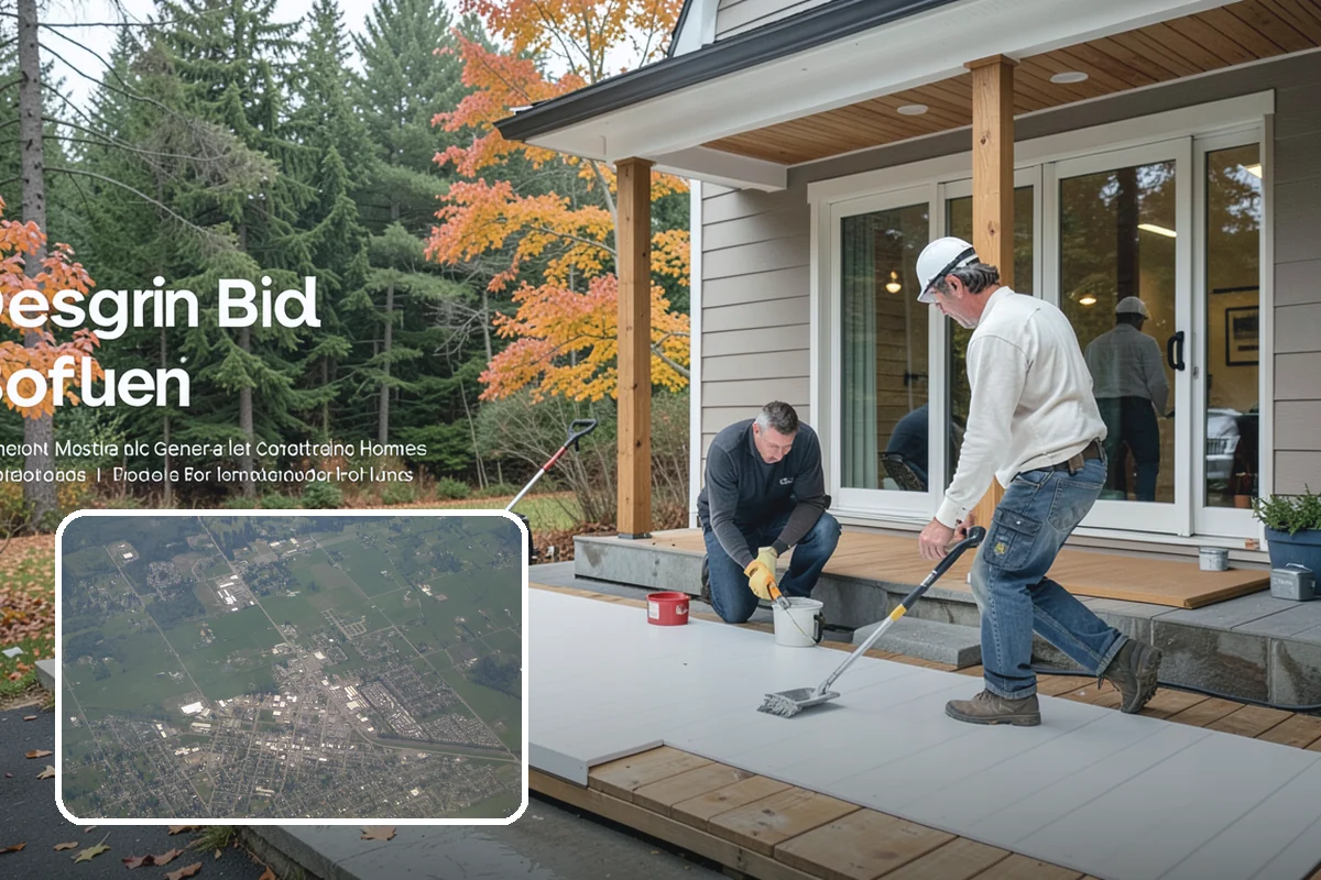 Deck Painting in Enumclaw, King County, WA - Solid color that hides graying and mismatched boards