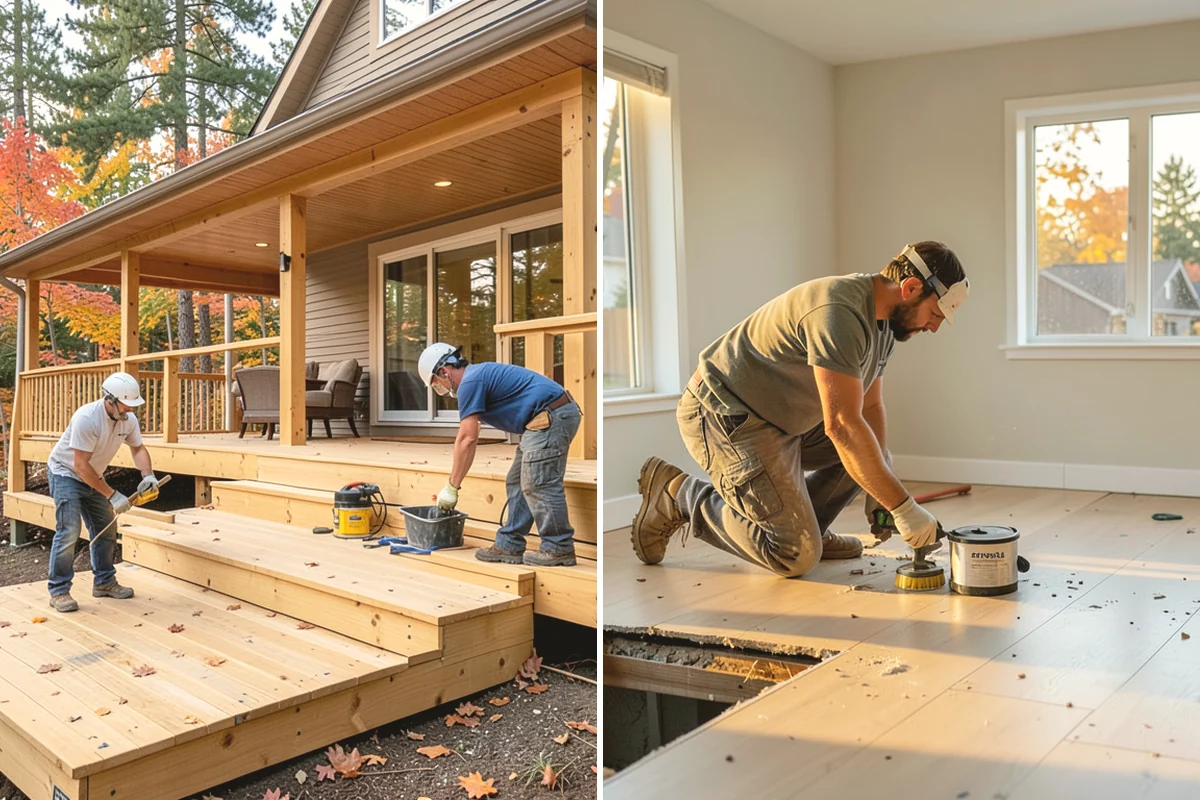 Deck Painting in Mill Creek, Snohomish County, WA - Clean, sand, and let the deck fully dry