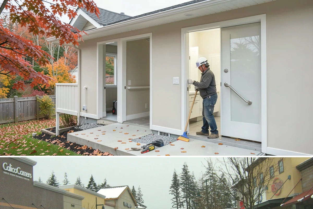Deck Painting in Mill Creek, Snohomish County, WA - Deck painting must be scheduled during the dry summer window so the wood is dry and the coating can cure fully.