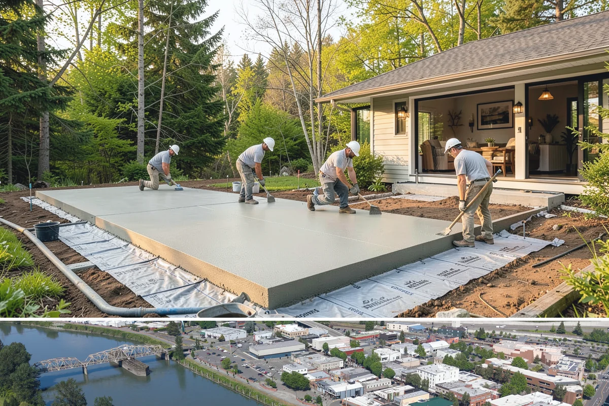 Deck Painting in Mount Vernon, Skagit County, WA - Deck painting must be scheduled during the dry summer window so the wood is dry and the coating can cure fully.