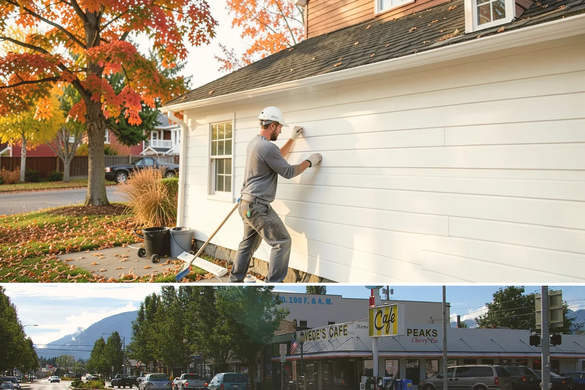 Deck Painting in North Bend, King County, WA - Deck painting must be scheduled during the dry summer window so the wood is dry and the coating can cure fully.