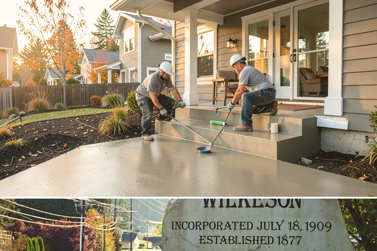 Deck Painting in Wilkeson, Pierce County, WA - Deck painting must be scheduled during the dry summer window so the wood is dry and the coating can cure fully.