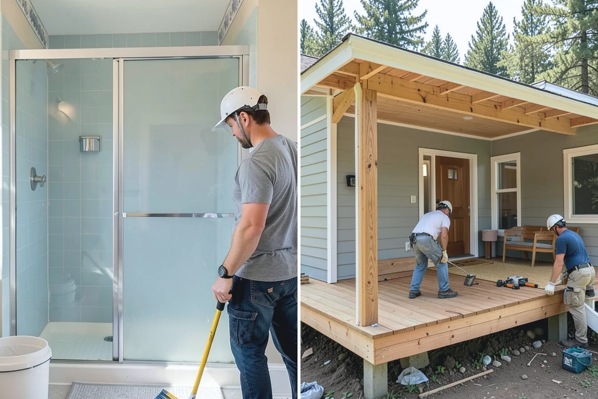 Deck Painting in Woodinville, King County, WA - Clean, sand, and let the deck fully dry