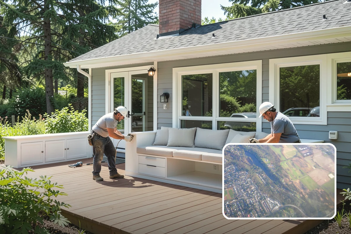Deck Planter Construction in Algona, King County, WA - Brings gardening and greenery onto the deck