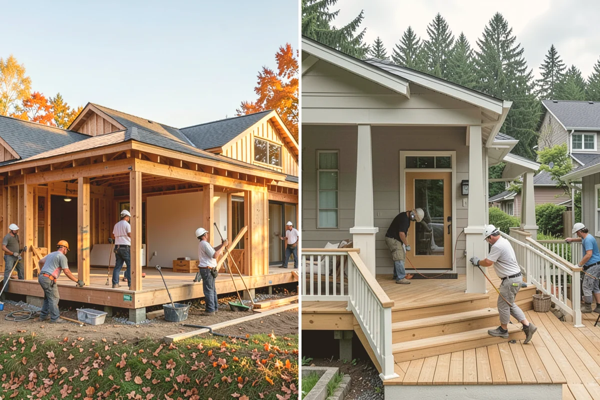 Deck Planter Construction in Algona, King County, WA - Design planter size, placement, and plant needs