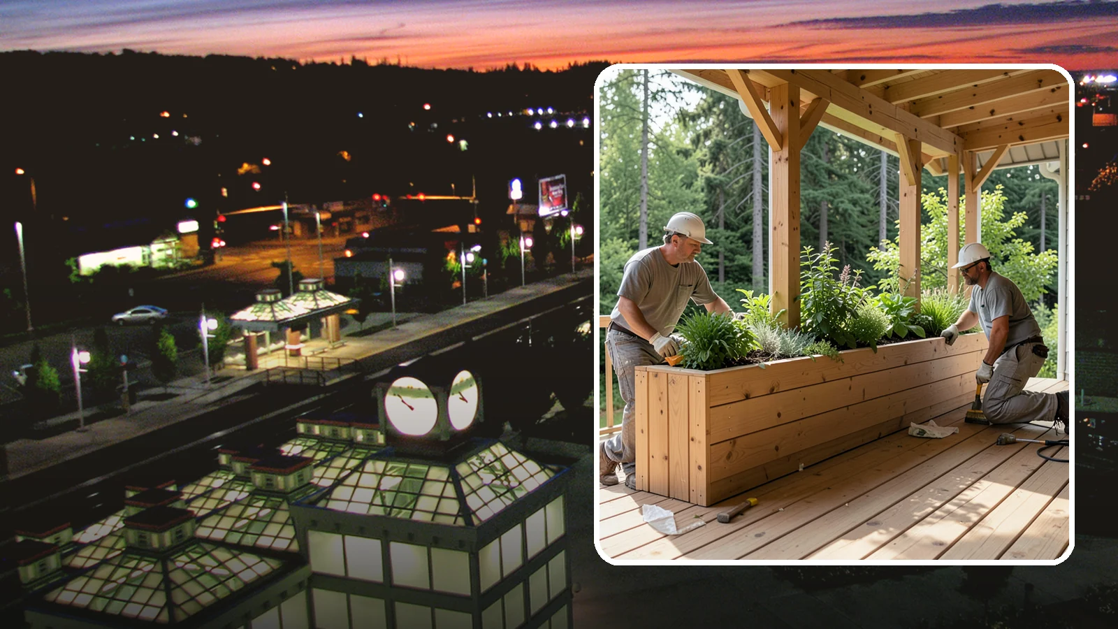 Deck Planter Construction in Auburn, King County, WA - Built-in deck planter construction that brings greenery and privacy into your outdoor space.