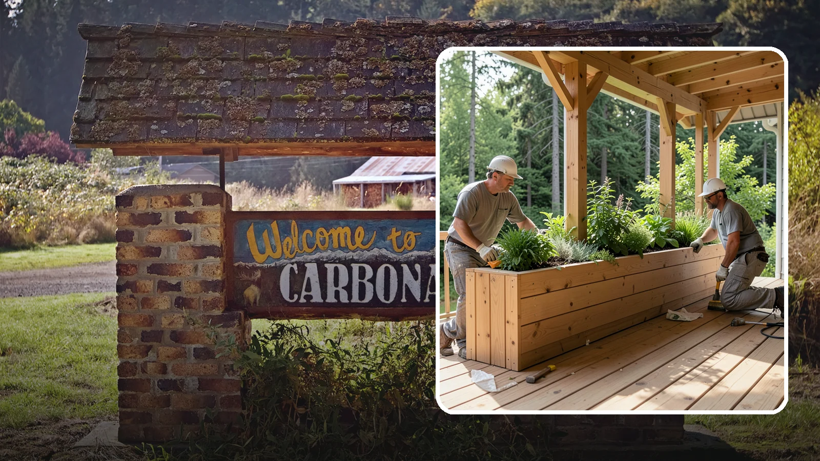 Deck Planter Construction in Carbonado, Pierce County, WA - Built-in deck planter construction that brings greenery and privacy into your outdoor space.