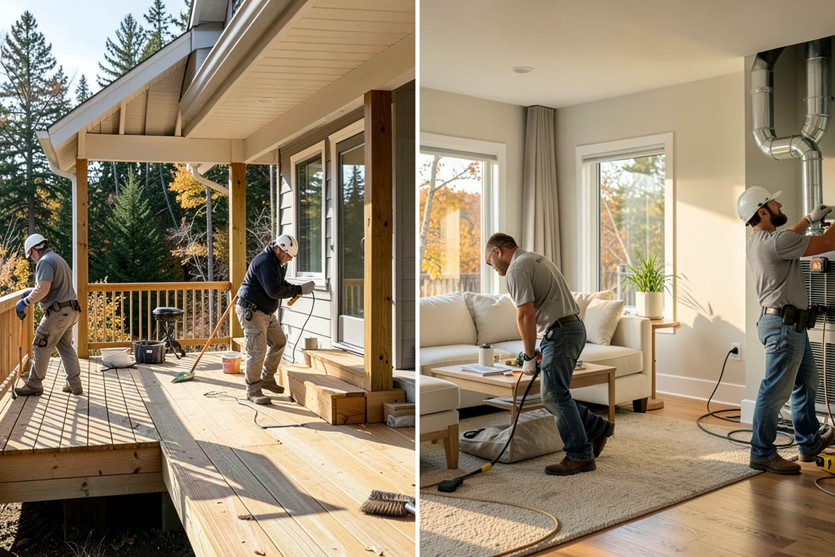 Deck Planter Construction in Concrete, Skagit County, WA - Design planter size, placement, and plant needs