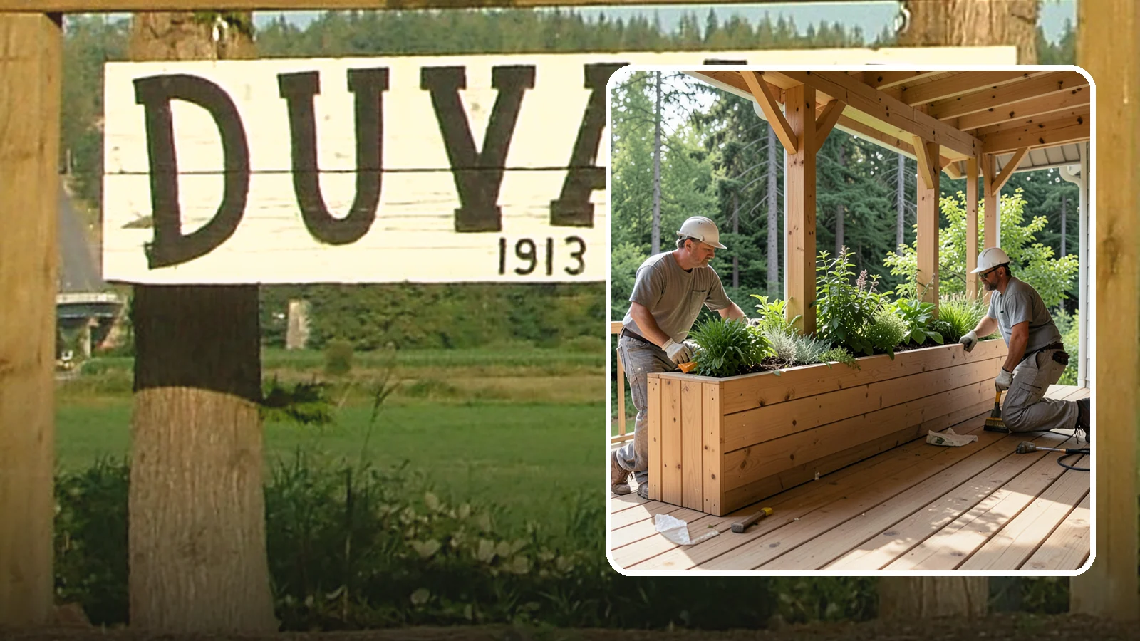 Deck Planter Construction in Duvall, King County, WA - Built-in deck planter construction that brings greenery and privacy into your outdoor space.