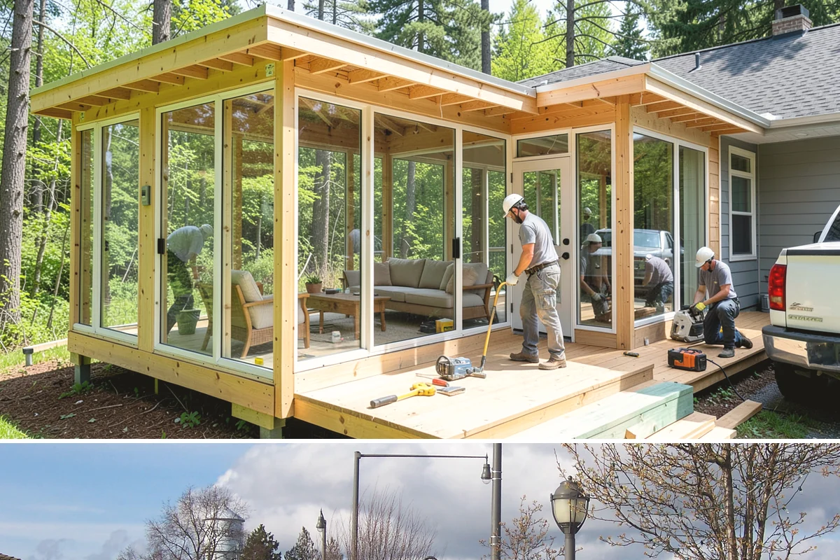 Deck Planter Construction in Marysville, Snohomish County, WA - Spring is a natural time to build planters so they are ready for the summer growing season.