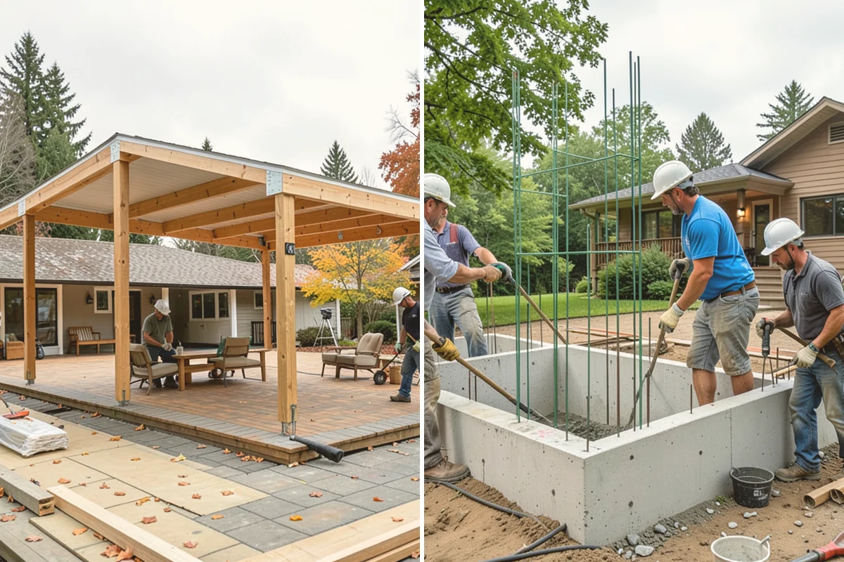 Deck Planter Construction in Newcastle, King County, WA - Design planter size, placement, and plant needs