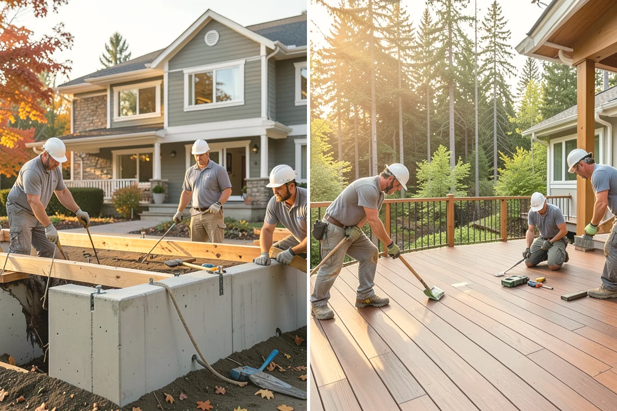 Deck Planter Construction in Ruston, Pierce County, WA - Design planter size, placement, and plant needs