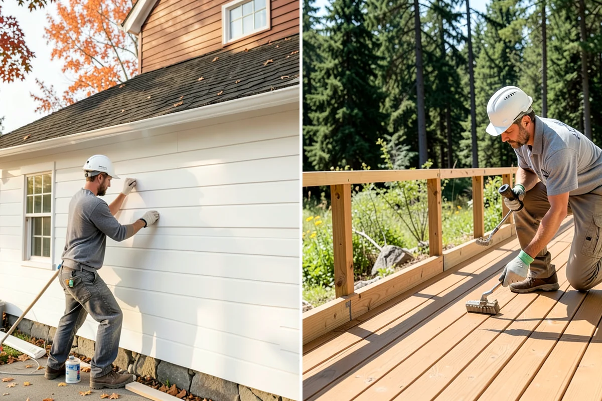 Deck Planter Construction in Shoreline, King County, WA - Design planter size, placement, and plant needs