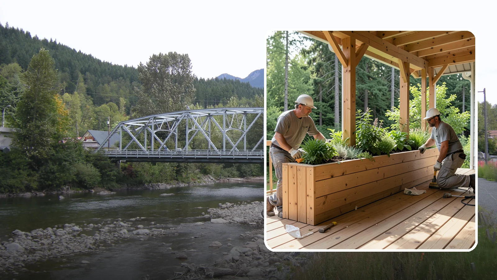Deck Planter Construction in Skykomish, King County, WA - Built-in deck planter construction that brings greenery and privacy into your outdoor space.