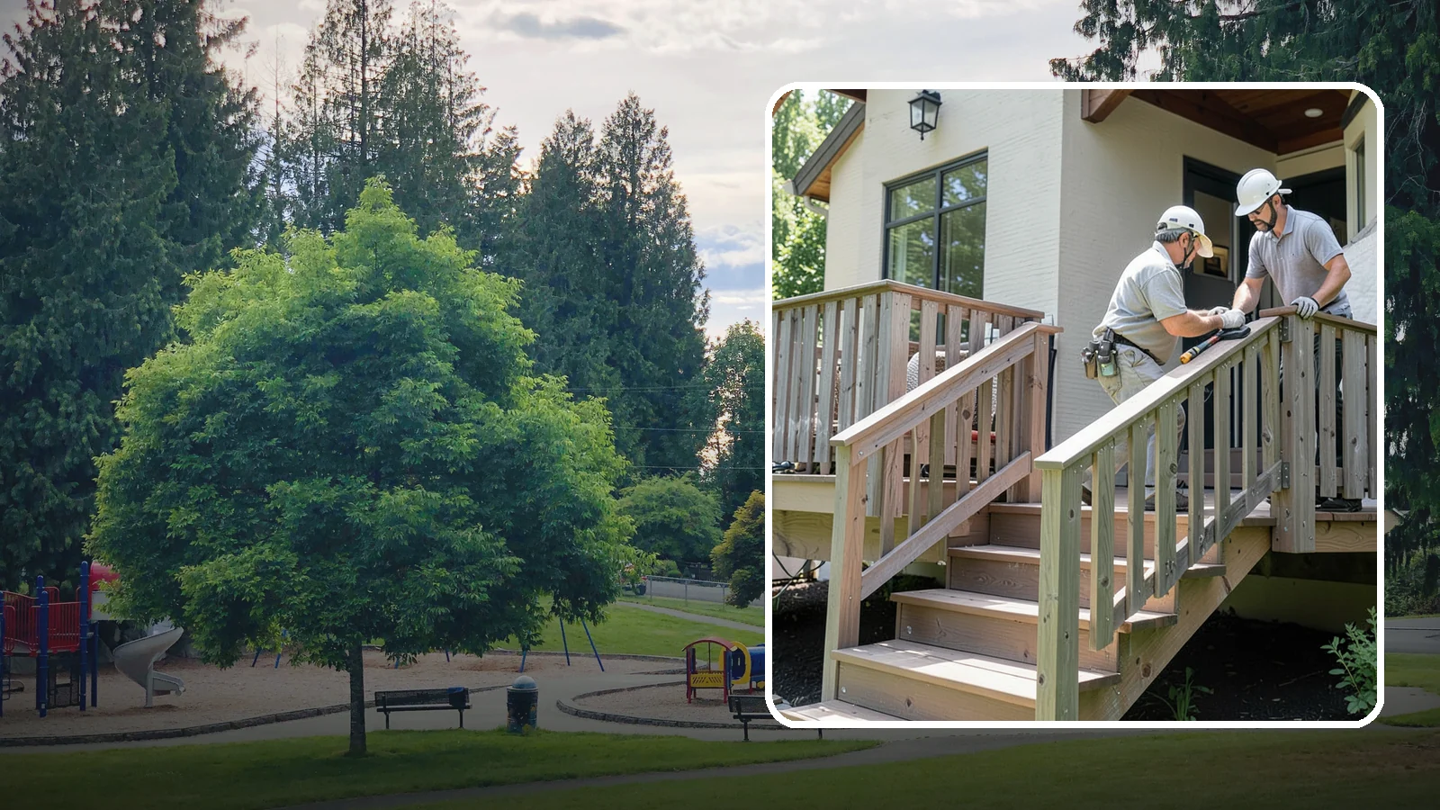 Deck Railing Installation in Bonney Lake, Pierce County, WA - Code-compliant deck railing installation that keeps your family safe with the style you want.