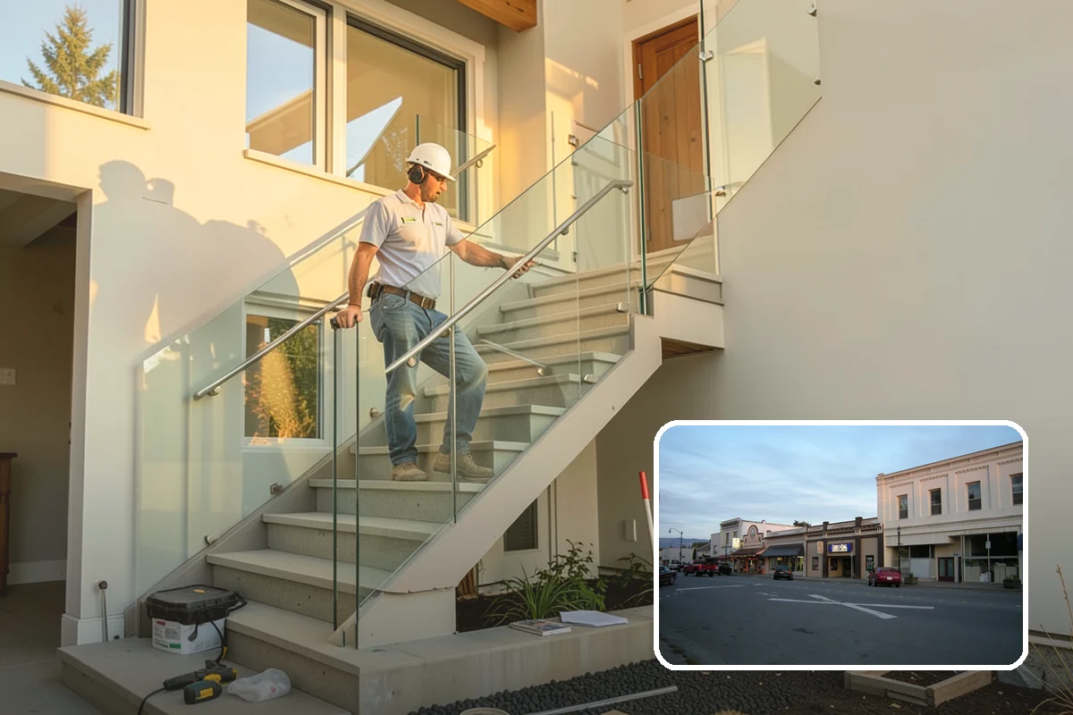 Deck Railing Installation in Burlington, Skagit County, WA - Meets Washington code for height and load safety