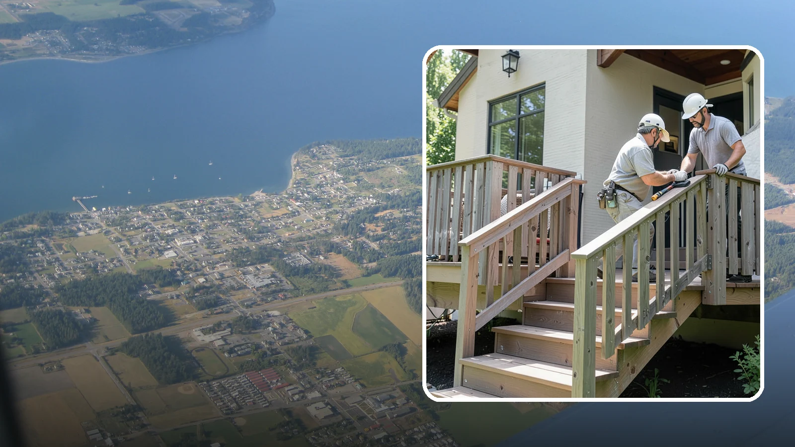 Deck Railing Installation in Coupeville, Island County, WA - Code-compliant deck railing installation that keeps your family safe with the style you want.