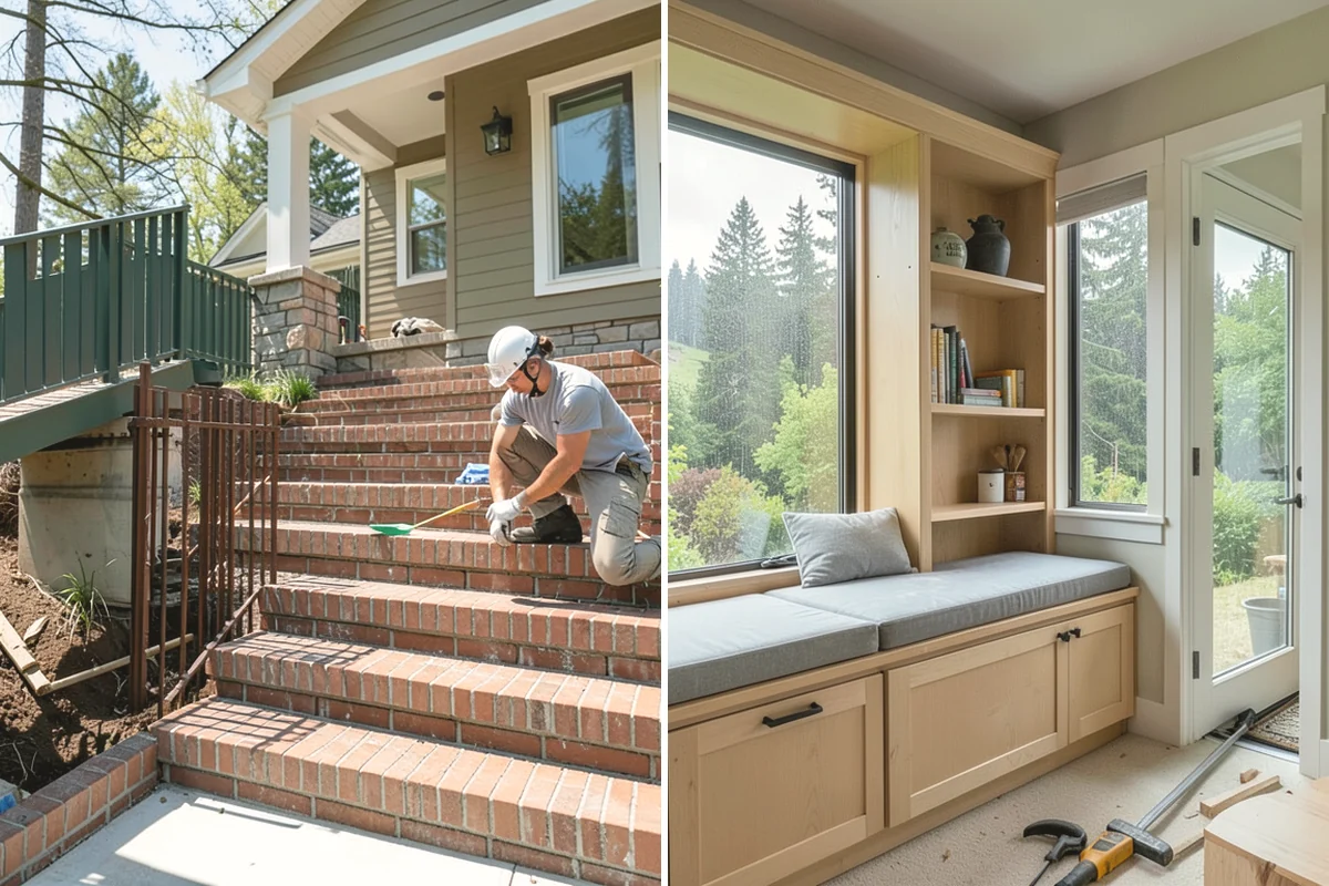 Deck Railing Installation in Covington, King County, WA - Review railing styles, materials, and view goals
