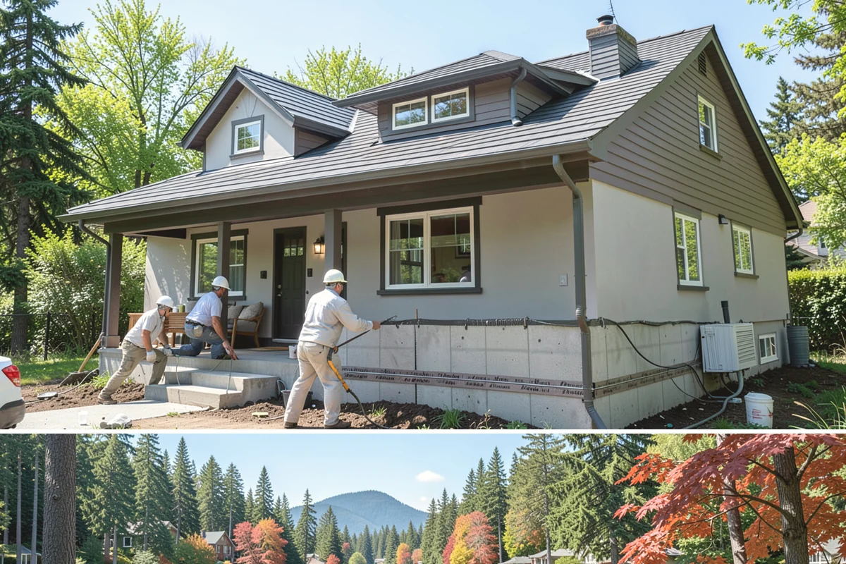Deck Railing Installation in Covington, King County, WA - Railing work fits any season and is a popular standalone upgrade to complete before summer entertaining season.