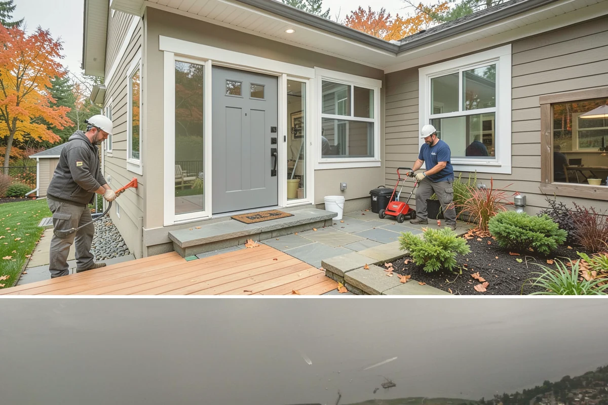 Deck Railing Installation in Des Moines, King County, WA - Railing work fits any season and is a popular standalone upgrade to complete before summer entertaining season.