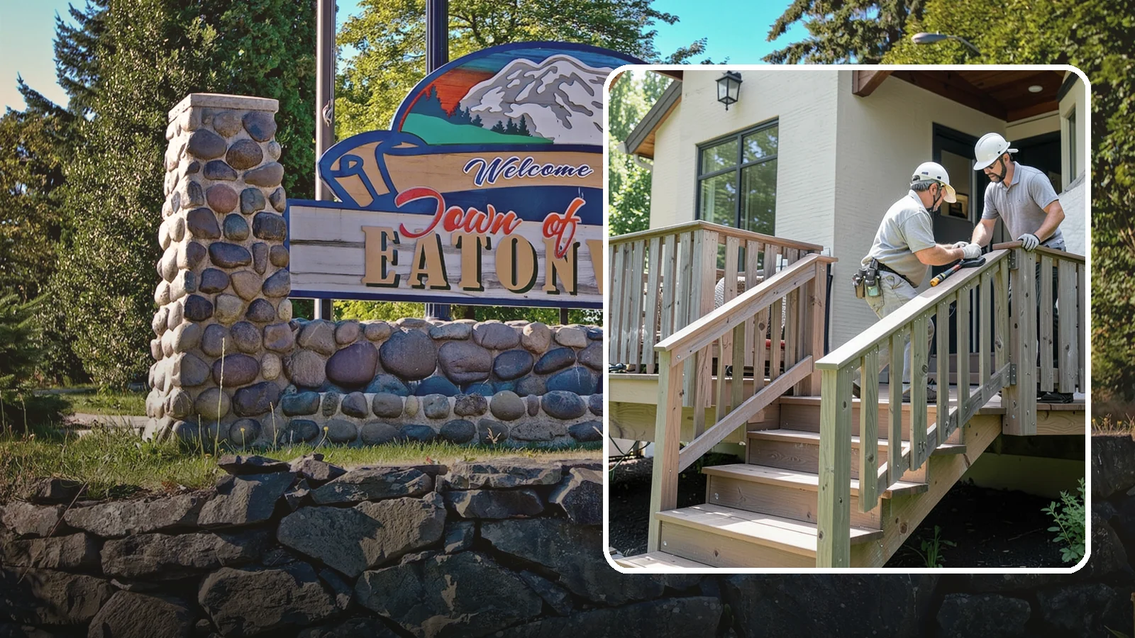 Deck Railing Installation in Eatonville, Pierce County, WA - Code-compliant deck railing installation that keeps your family safe with the style you want.