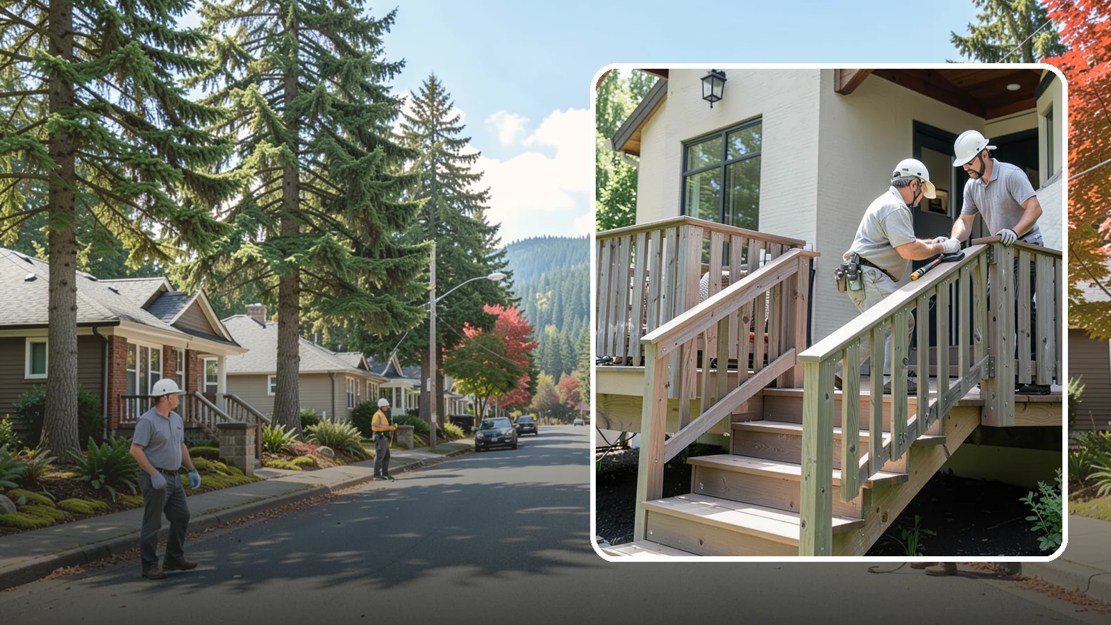 Deck Railing Installation in Hunts Point, King County, WA - Code-compliant deck railing installation that keeps your family safe with the style you want.
