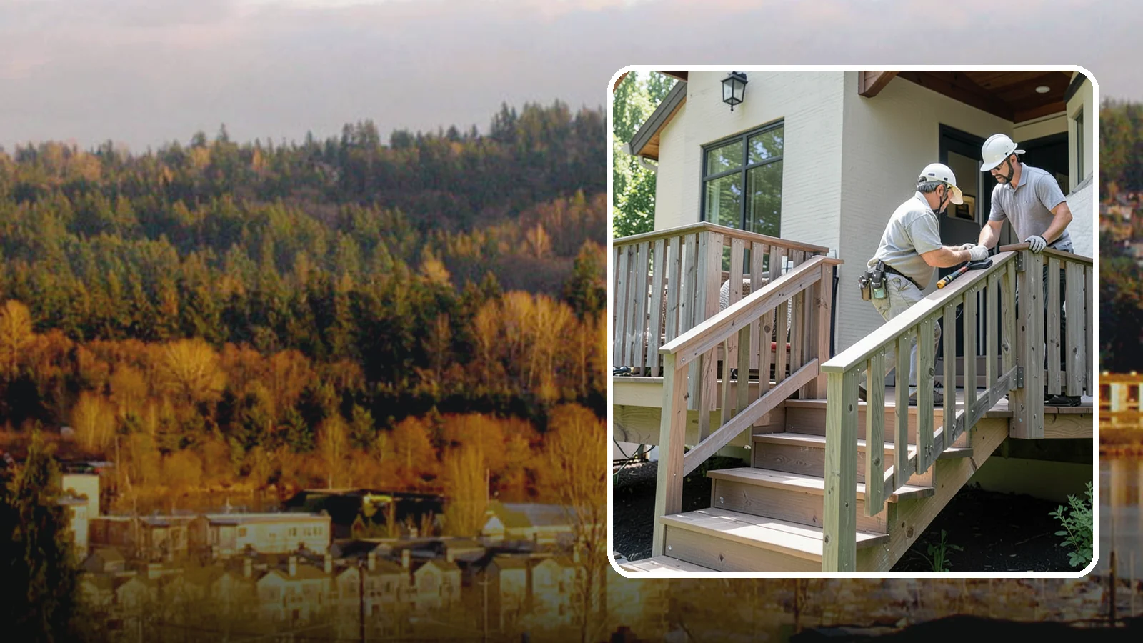 Deck Railing Installation in Kenmore, King County, WA - Code-compliant deck railing installation that keeps your family safe with the style you want.