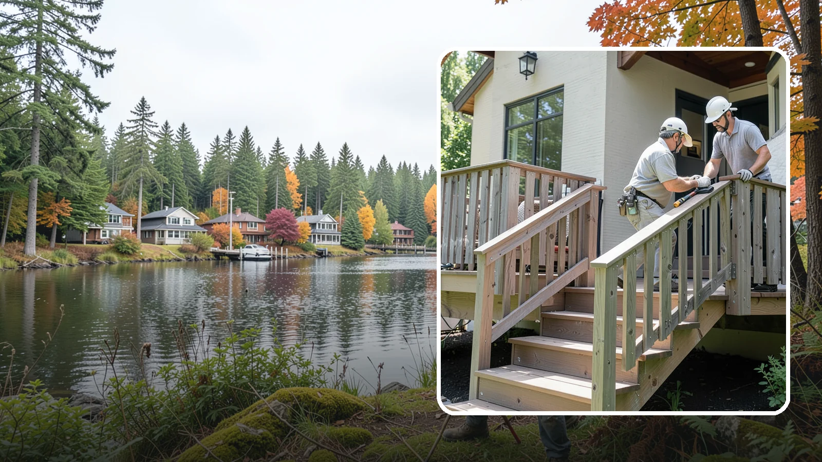 Deck Railing Installation in La Conner, Skagit County, WA - Code-compliant deck railing installation that keeps your family safe with the style you want.