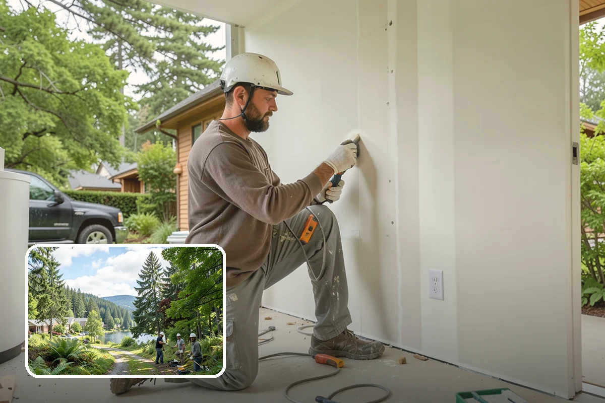 Deck Railing Installation in Lake Forest Park, King County, WA - Meets Washington code for height and load safety