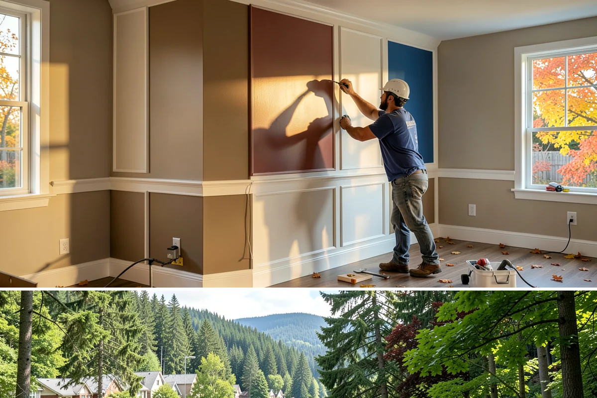 Deck Railing Installation in Lake Forest Park, King County, WA - Railing work fits any season and is a popular standalone upgrade to complete before summer entertaining season.
