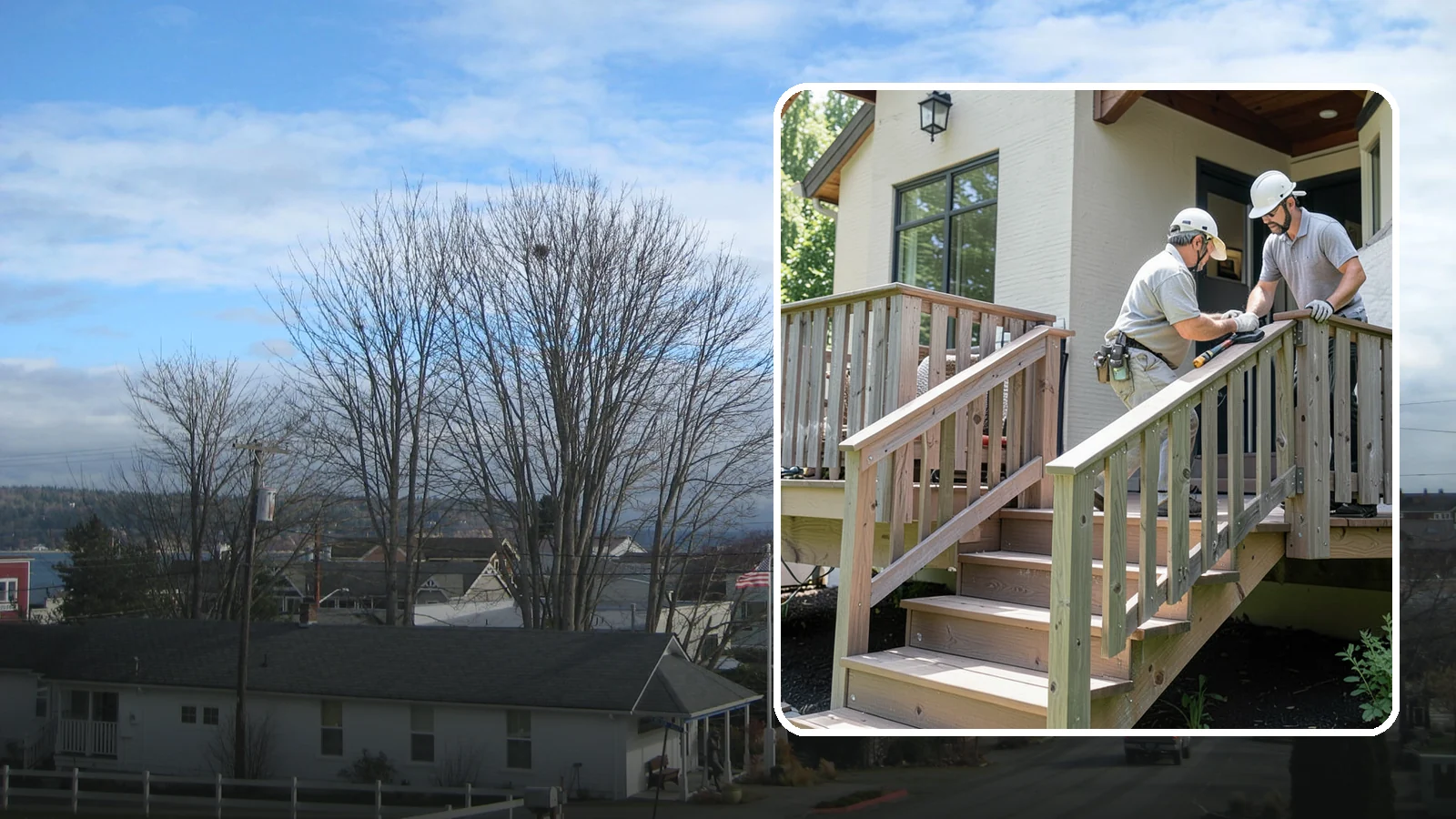 Deck Railing Installation in Langley, Island County, WA - Code-compliant deck railing installation that keeps your family safe with the style you want.
