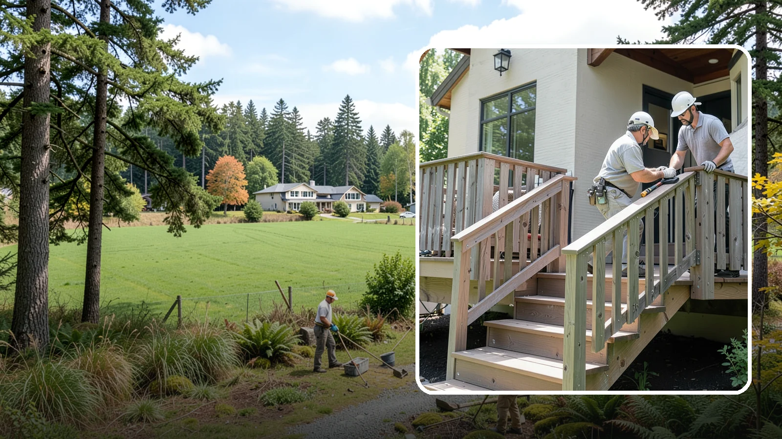 Deck Railing Installation in Lyman, Skagit County, WA - Code-compliant deck railing installation that keeps your family safe with the style you want.