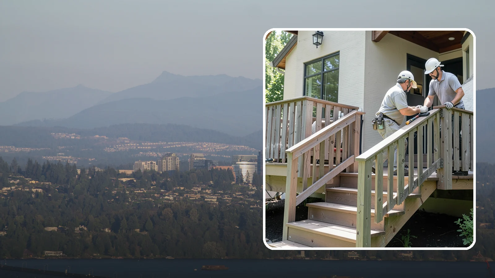Deck Railing Installation in Medina, King County, WA - Code-compliant deck railing installation that keeps your family safe with the style you want.