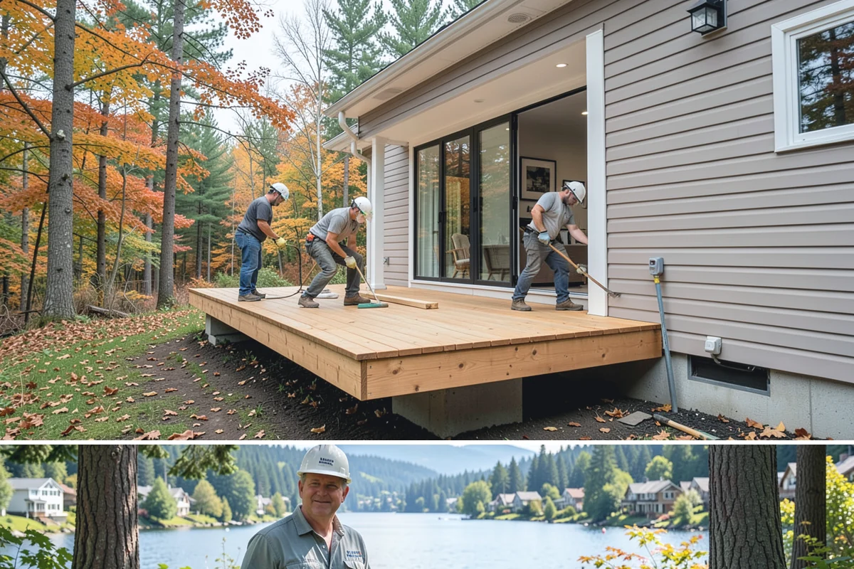 Deck Railing Installation in Milton, King County, WA - Railing work fits any season and is a popular standalone upgrade to complete before summer entertaining season.