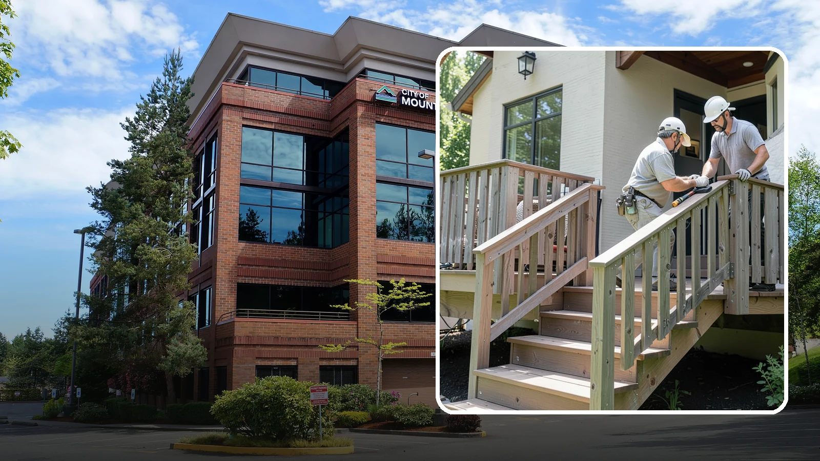 Deck Railing Installation in Mountlake Terrace, Snohomish County, WA - Code-compliant deck railing installation that keeps your family safe with the style you want.