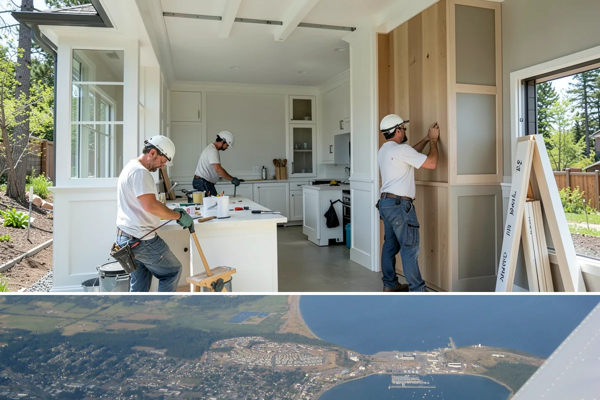 Deck Railing Installation in Oak Harbor, Island County, WA - Railing work fits any season and is a popular standalone upgrade to complete before summer entertaining season.