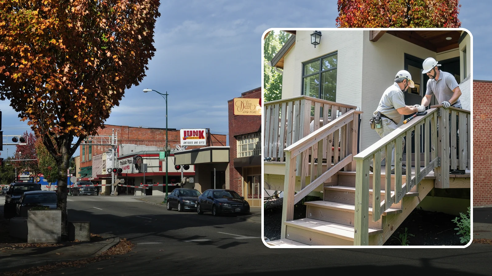 Deck Railing Installation in Puyallup, Pierce County, WA - Code-compliant deck railing installation that keeps your family safe with the style you want.