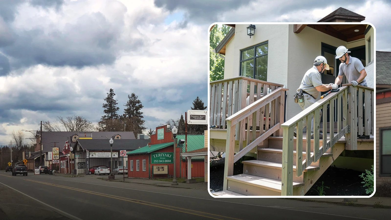 Deck Railing Installation in Roy, Pierce County, WA - Code-compliant deck railing installation that keeps your family safe with the style you want.